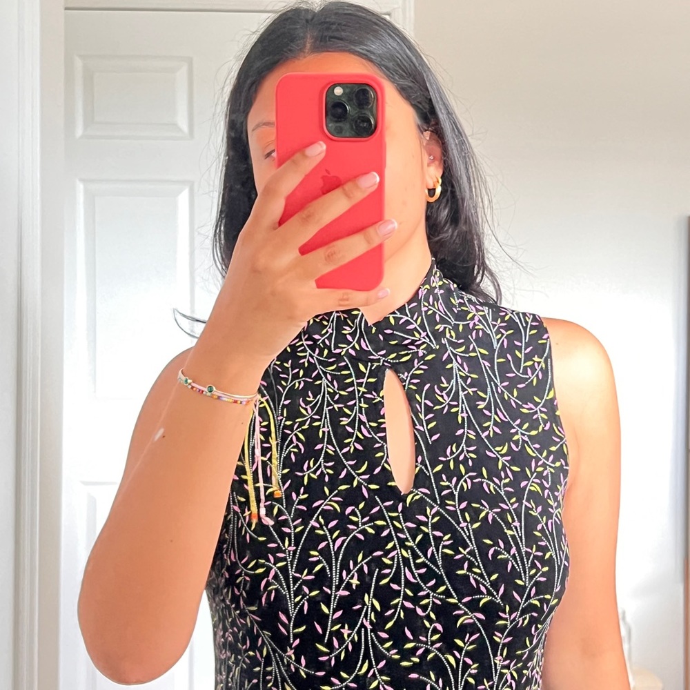 Vintage Floral Dress Size M-XXL